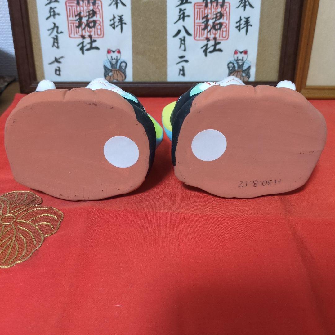 住吉大社初辰猫　中サイズ　商売繁盛　家内安全　縁起物貴重な招き猫さん