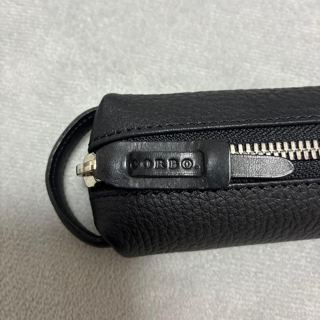 CORBO. レザー ペンケース ブラック