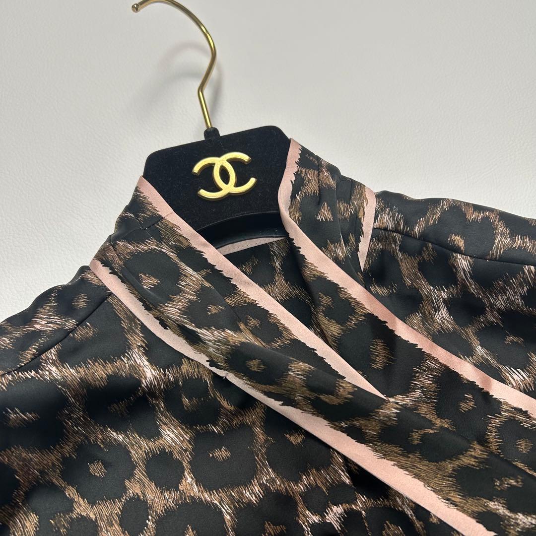 定価7.5万✨2024年モデル レリアン レオパード ボウタイ ブラウス 近年