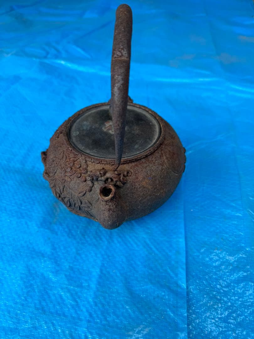 大国造之鉄瓶 龍文堂 アンティーク 骨董