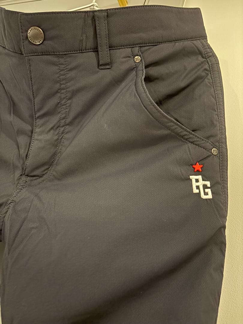 パーリーゲイツ　秋冬用中綿パンツ　暖パン　ネイビー