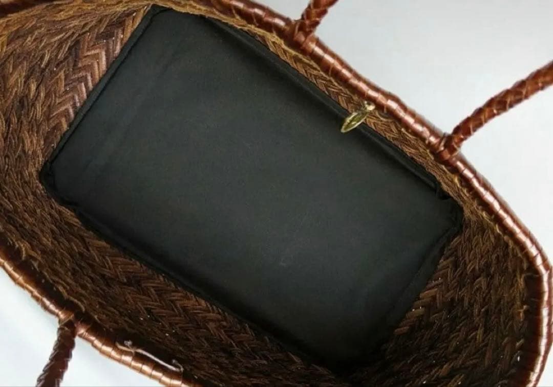 ドラゴン　dragon かごバッグ ネイビー