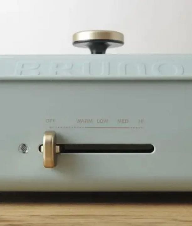 【未開封】BRUNOコンパクトホットプレート ブルーグレー BOE021-BGY