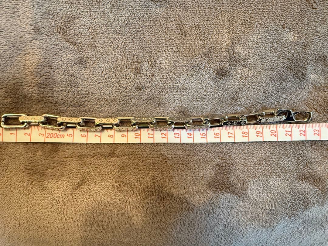 正規品◆ルイヴィトン ブレスレットモノグラム メンズ サイズL