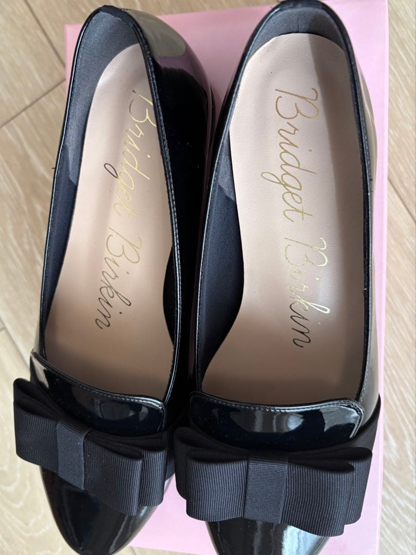 bridget birkinブリジットバーキン　ガーリーリボンローファー24.5