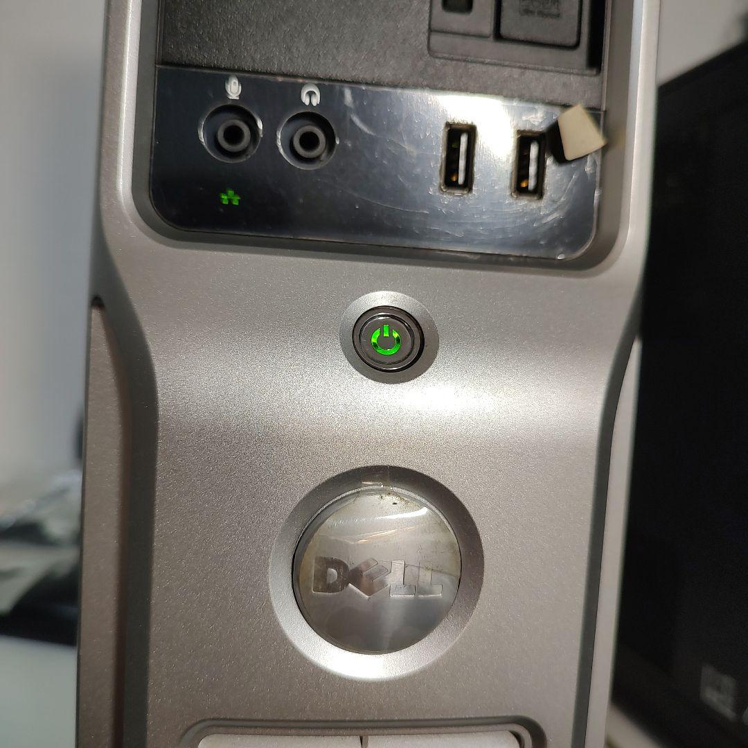 【美品】DELL DIMENSION 521据置型PC+24インチモニターセット