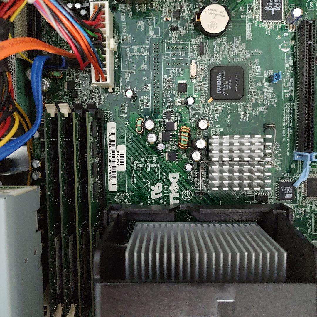 【美品】DELL DIMENSION 521据置型PC+24インチモニターセット