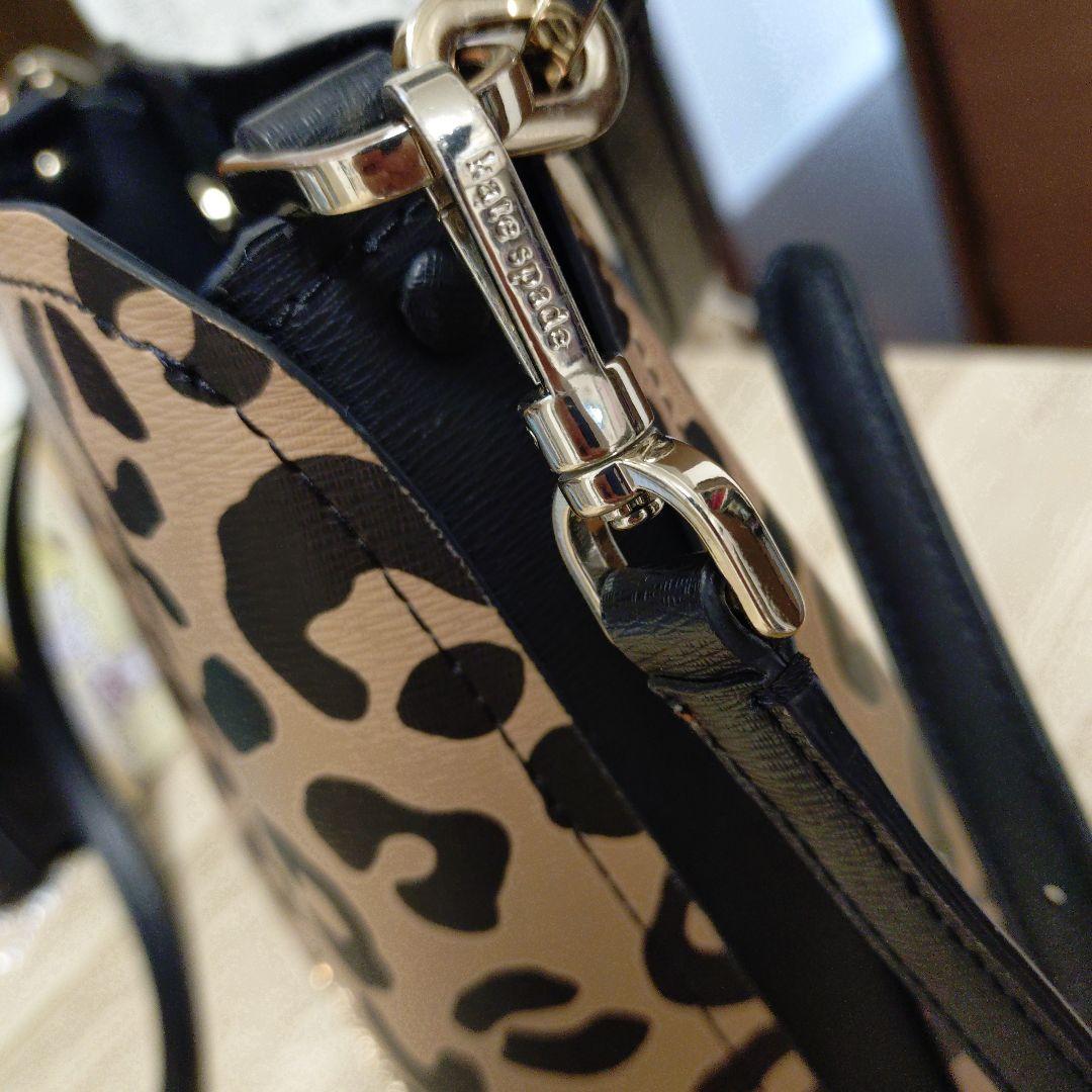 ようちん　kate spade ヒョウ柄 ショルダーバッグ