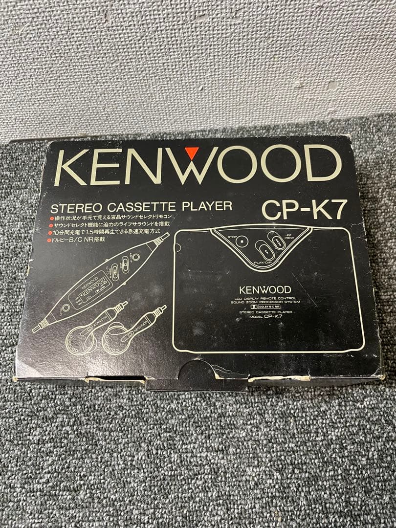 KENWOOD カセットプレイヤー　CP-K7