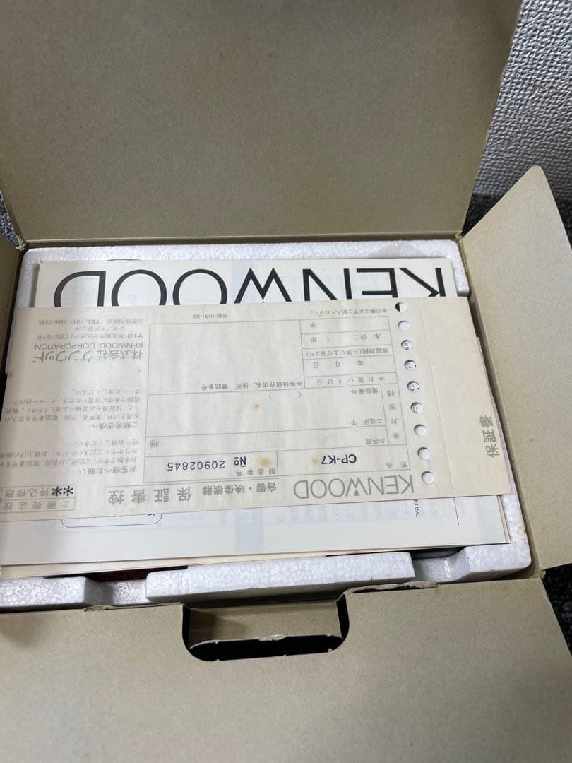 KENWOOD カセットプレイヤー　CP-K7