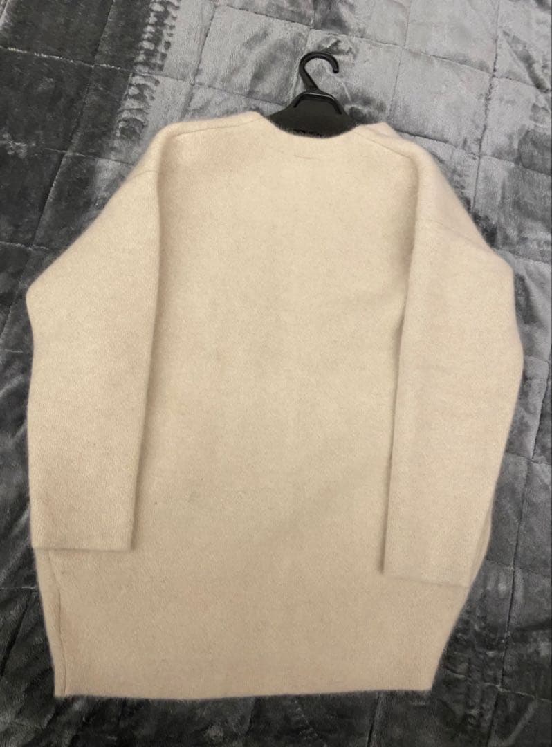 elendeek ウール混紡 ベージュ カーディガン サイズ01
