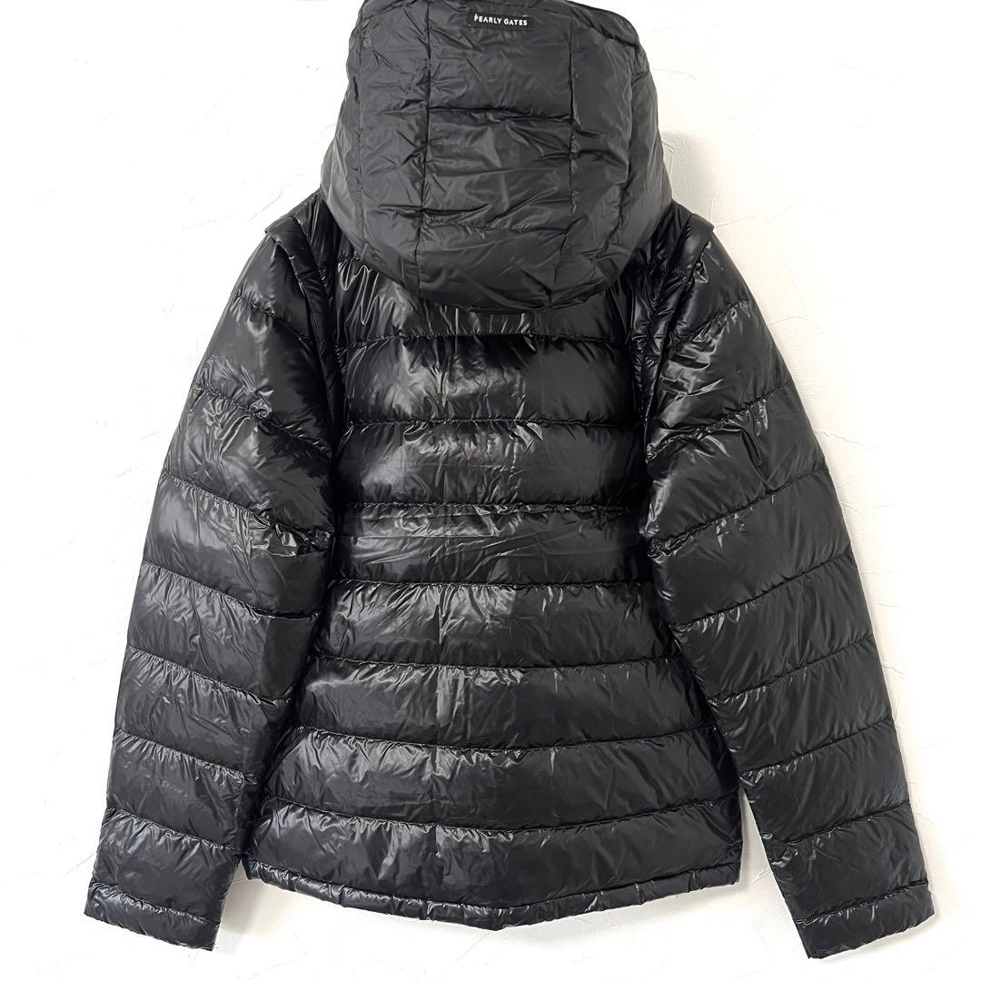 PEARLYGATES パーリーゲイツ　ダウンジャケット　ゴルフ　メンズ　黒　4