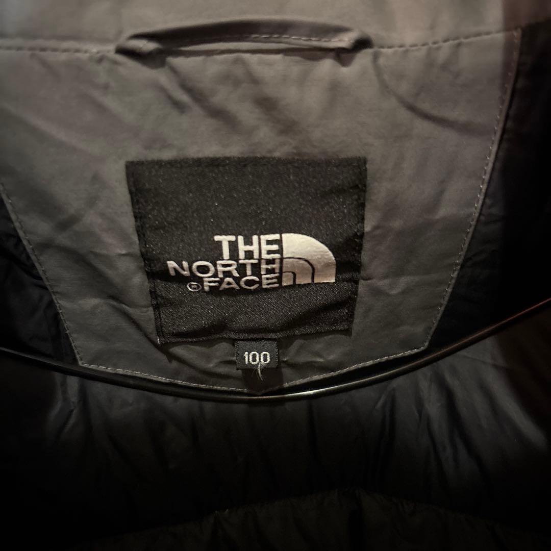 【美品】 THE NORTH FACE フードダウン メンズL グレー