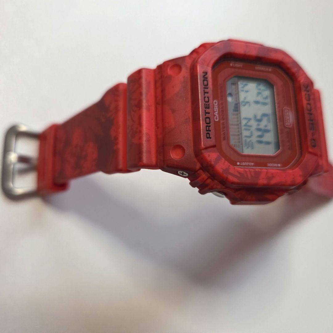 G-SHOCK デジタル腕時計 赤柄付き
