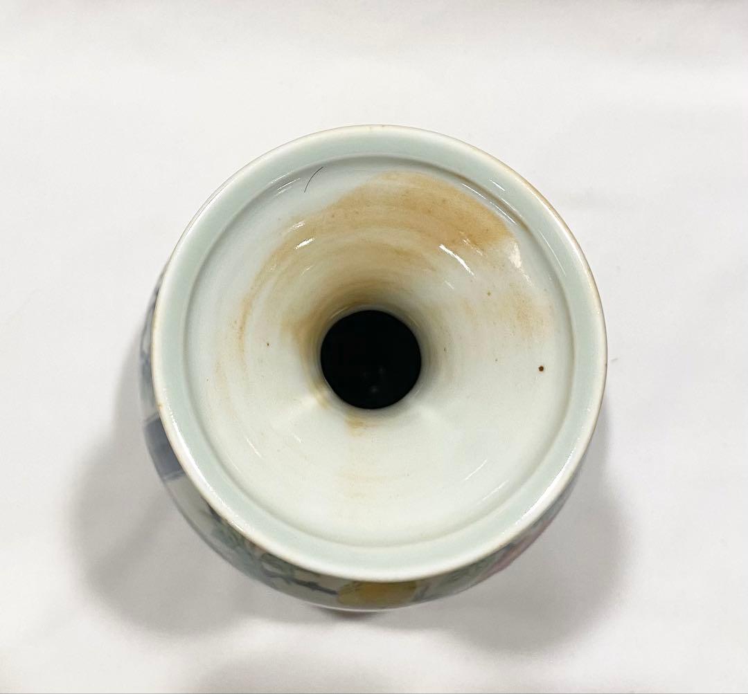 5代　佐藤走波 の豪華で重厚な　\"色絵花鳥文花瓶\"