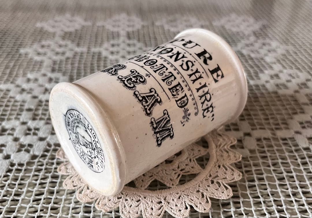 イギリスアンティーク レア クロテッドクリームミニ 黒