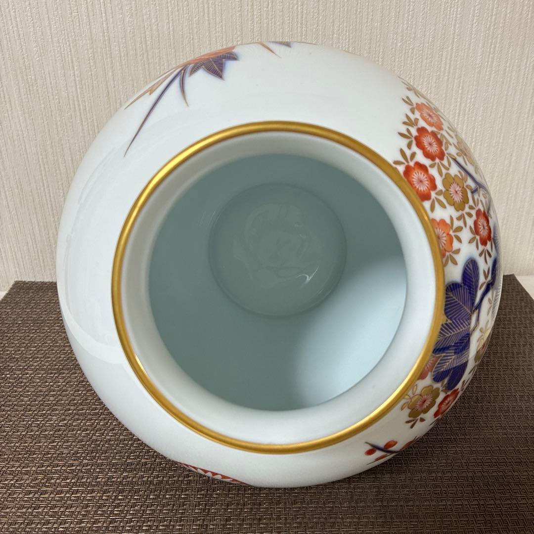 香蘭社　古伊万里四季　花瓶　花器