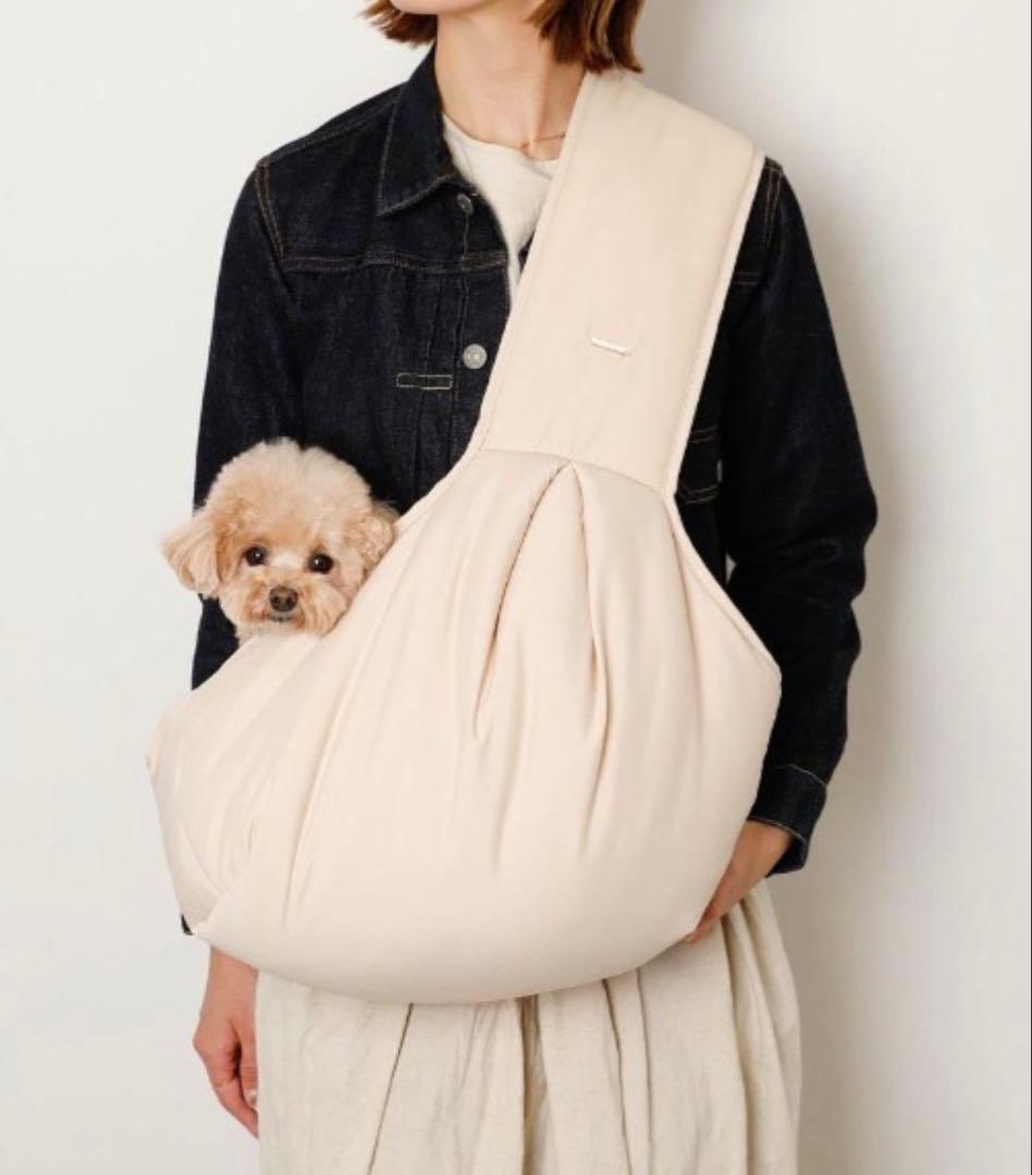 moncheri 2wayハンモック型メッシュ付きスリングバッグ