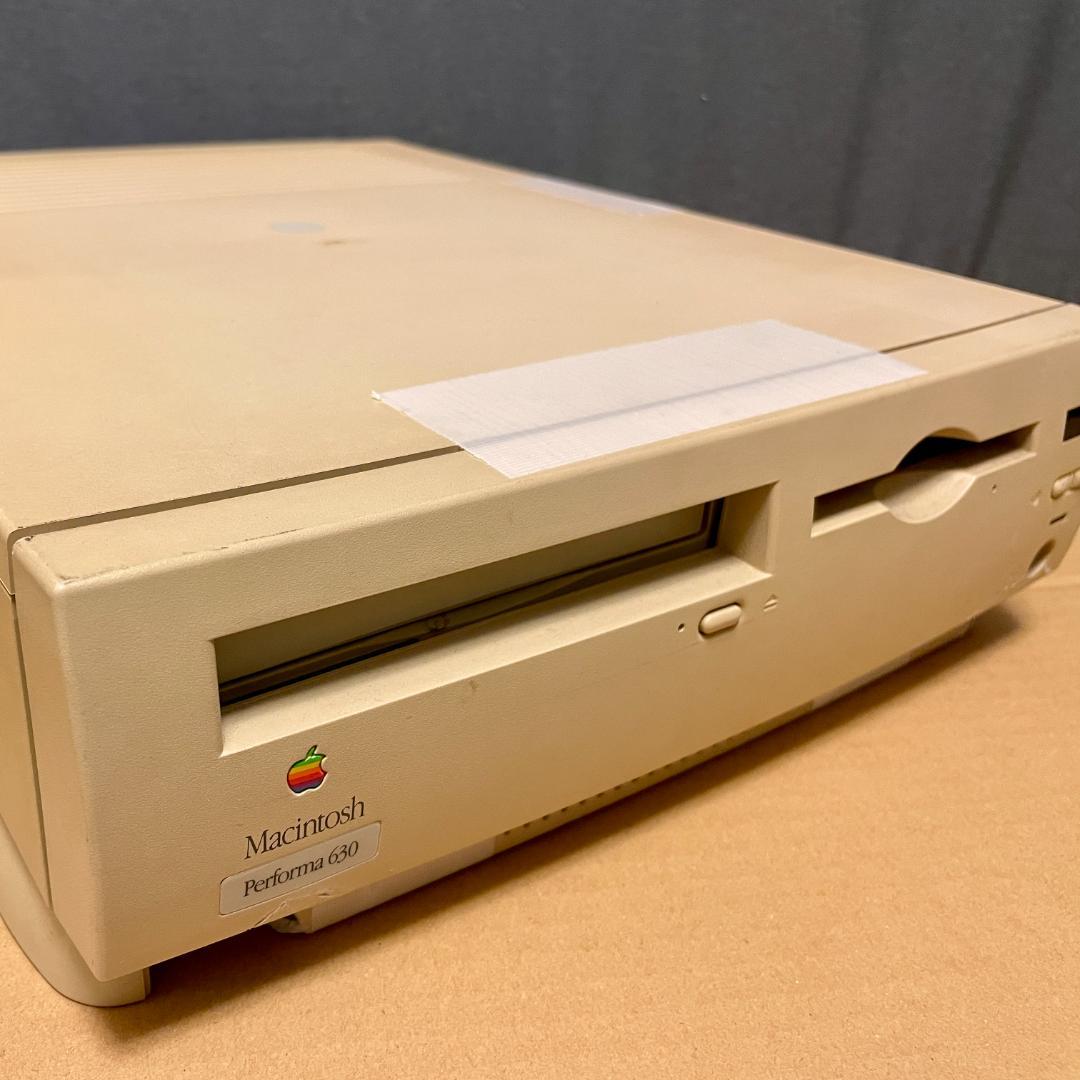 Macintosh Performa 630 1994年製　起動します