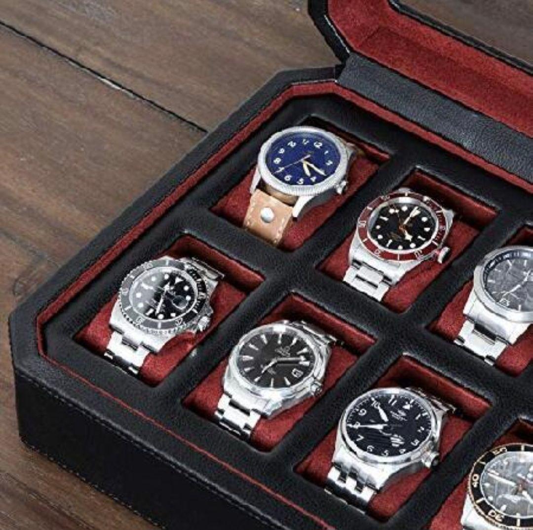 ROTHWELL　腕時計ケース　12スロット　コレクションケース　黒　未使用高級