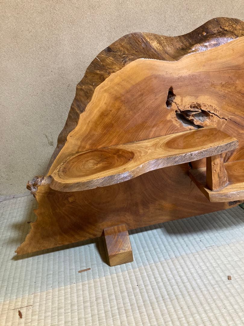 天然木　置物　棚