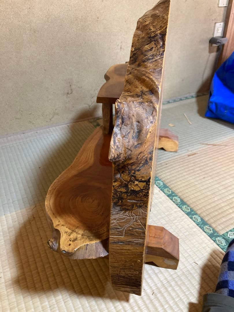 天然木　置物　棚