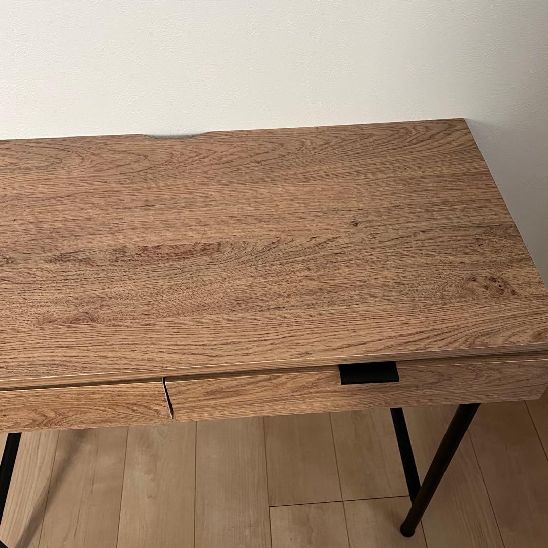 ラタン調　コンソールデスク