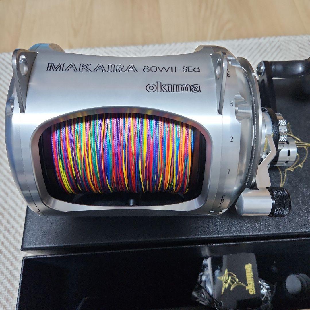 マカイラ 80WIISE-Q-SILVER リール