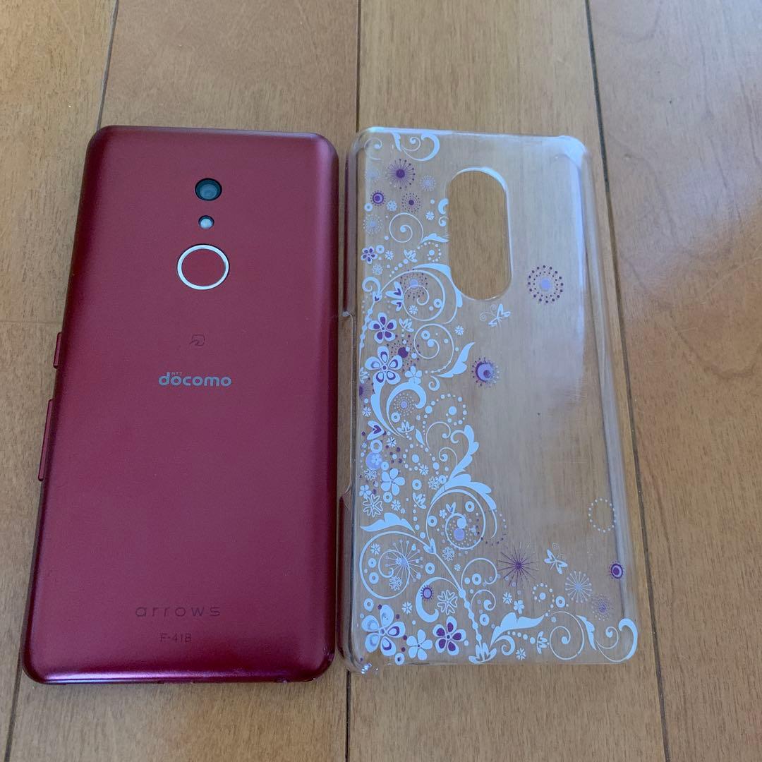 docomo arrows F-41B レッド 専用ケース付き