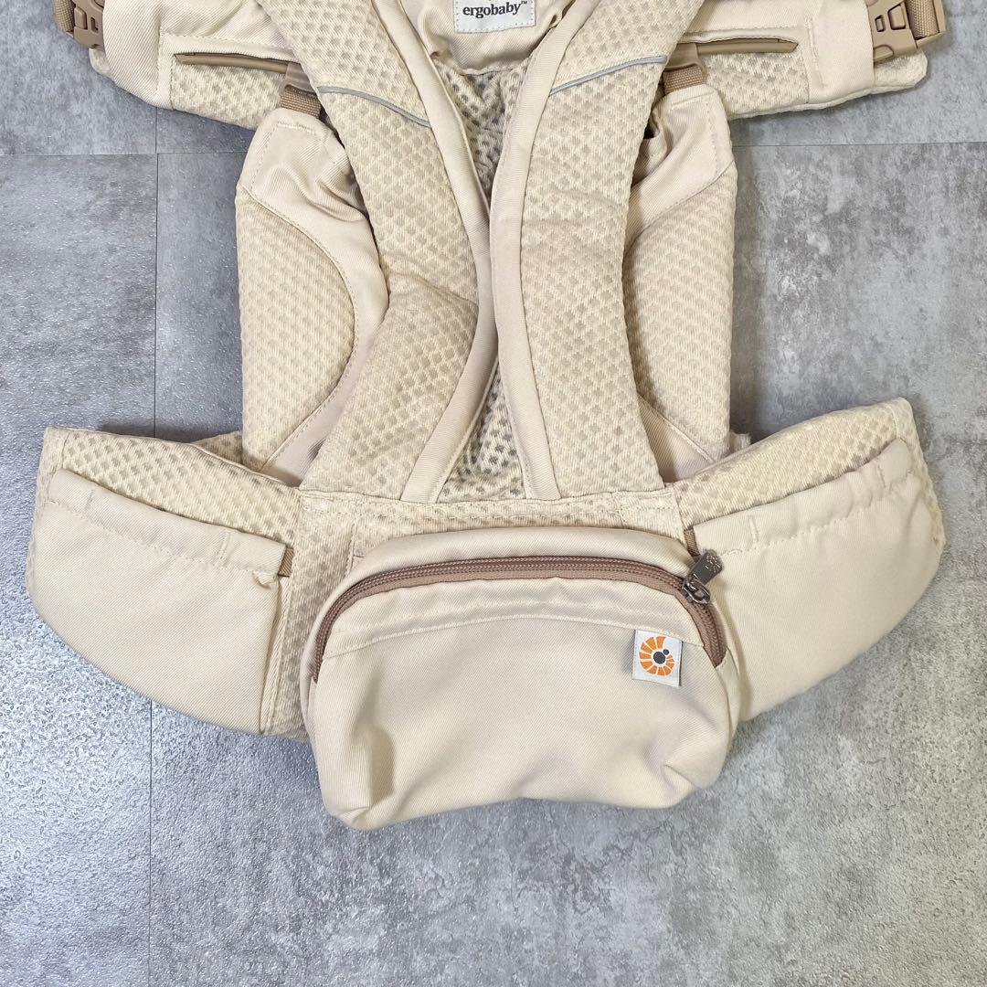 【美品】エルゴ ergo オムニブリーズ 抱っこ紐 ナチュラルベージュ