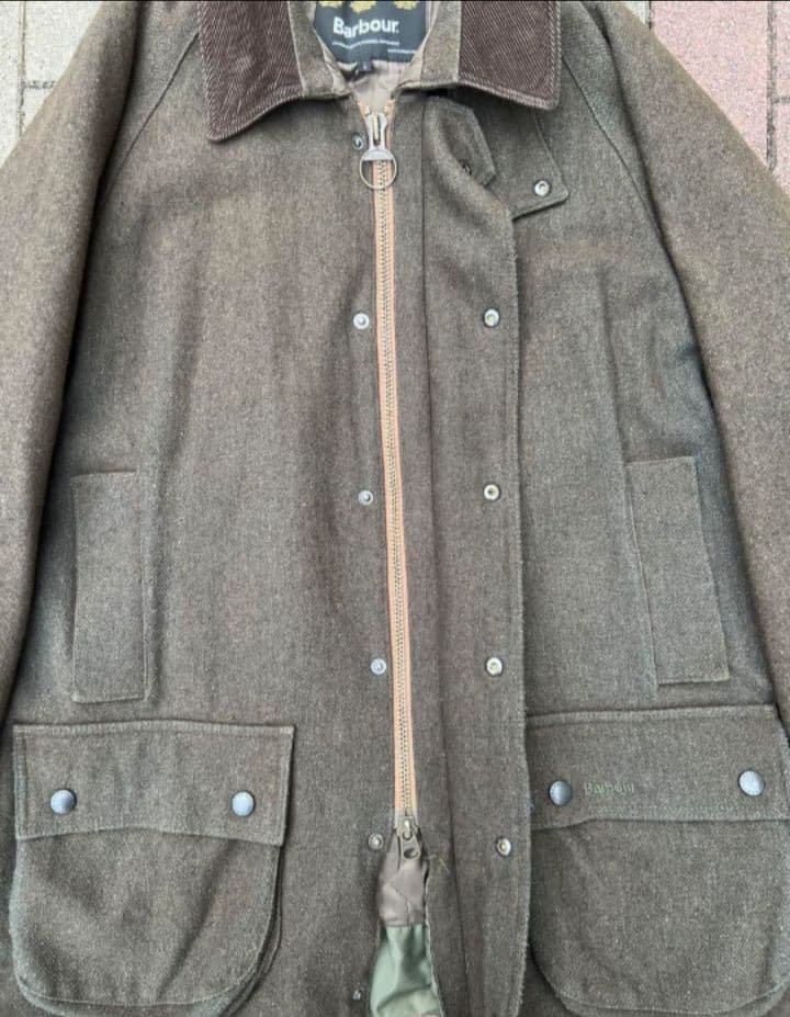 Barbour beaufort ビューフォート　スリークラウン　ウール素材
