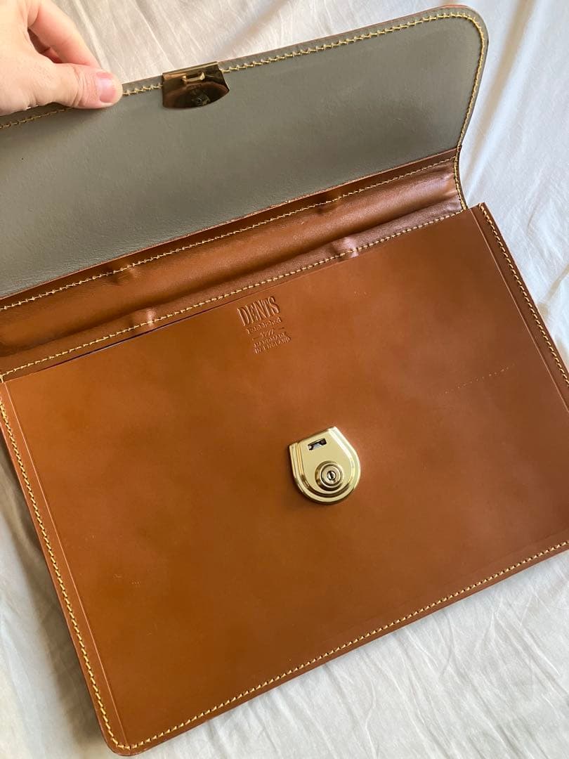 DENTS　英国製 レザー ブリーフケース ヴィンテージ ほぼ未使用