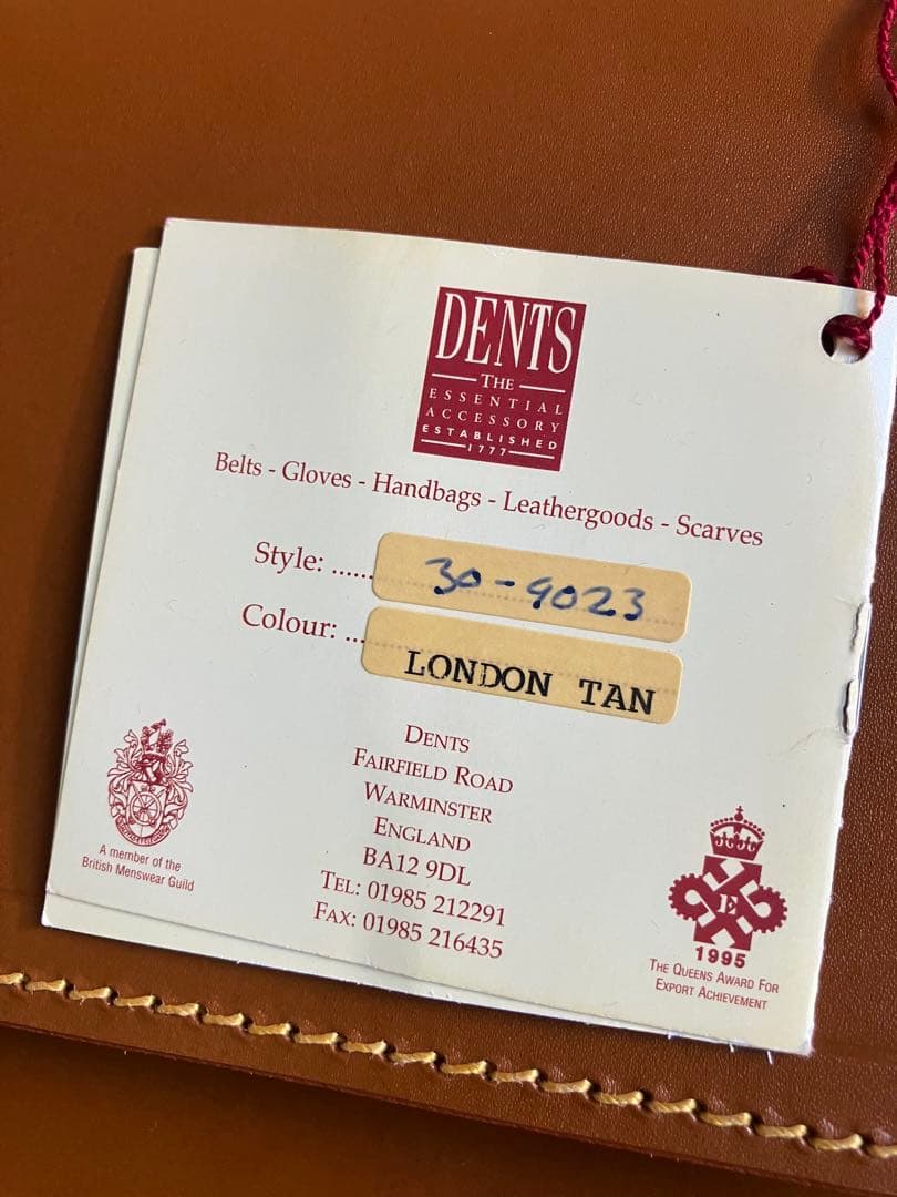 DENTS　英国製 レザー ブリーフケース ヴィンテージ ほぼ未使用