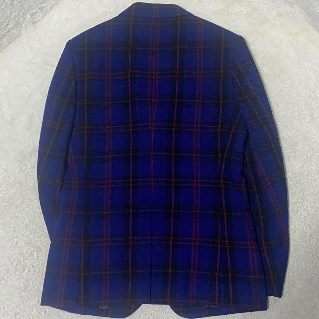 【美品✨】オアグローリー チェック柄スーツ ウール 3ピース 成人式 目立つ