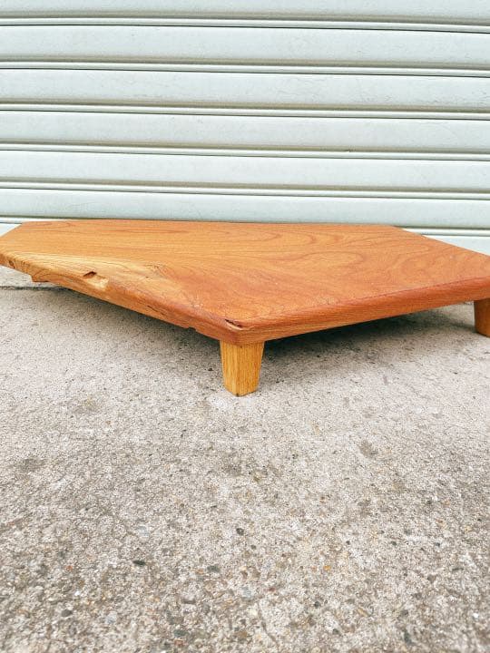 天然欅　花台　華台　椅子　台　盆栽台