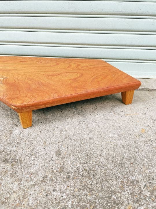 天然欅　花台　華台　椅子　台　盆栽台