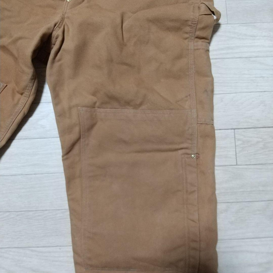 カーハート Carhartt 中綿入り ブラウン キャメル オーバーオール