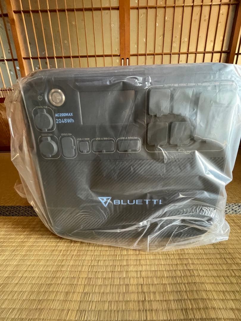 【新品・未開封】BLUETTI AC200MAX 高性能リチウムイオンバッテリー