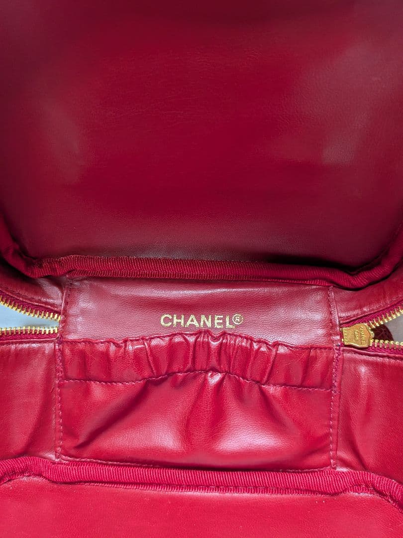 う*ん様 シャネル　ヴィンテージ横長バニティバッグ