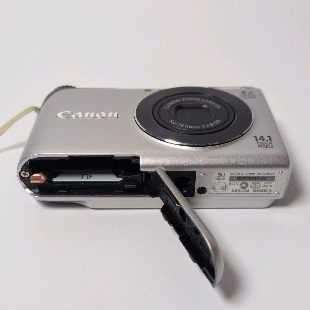 【極美品】Canon PowerShot A2200 シルバー PSA2200