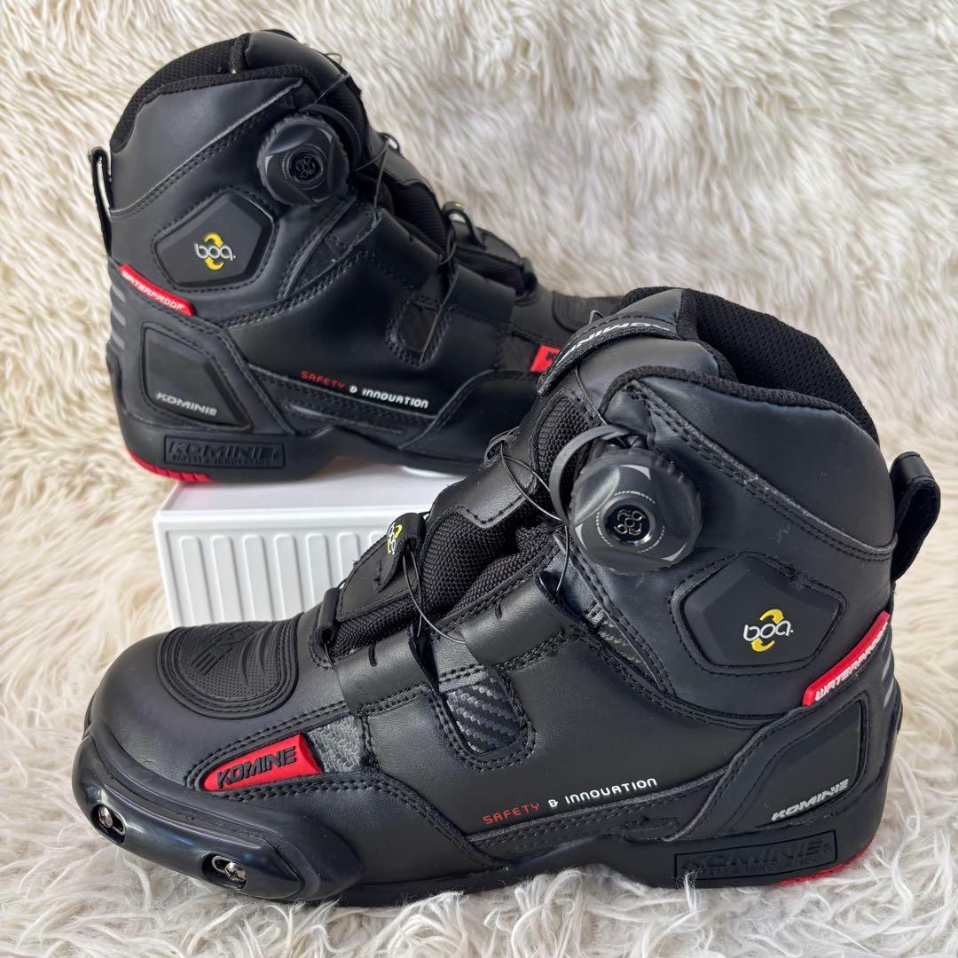 ✨未使用　コミネ　ライディングブーツ　バイクブーツ　BOA ボア　ブラック