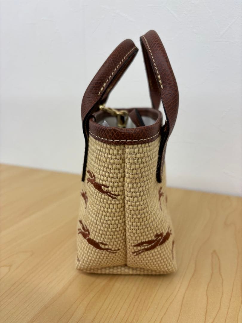 【新品・未使用】LONGCHAMP カゴバッグミニショルダー
