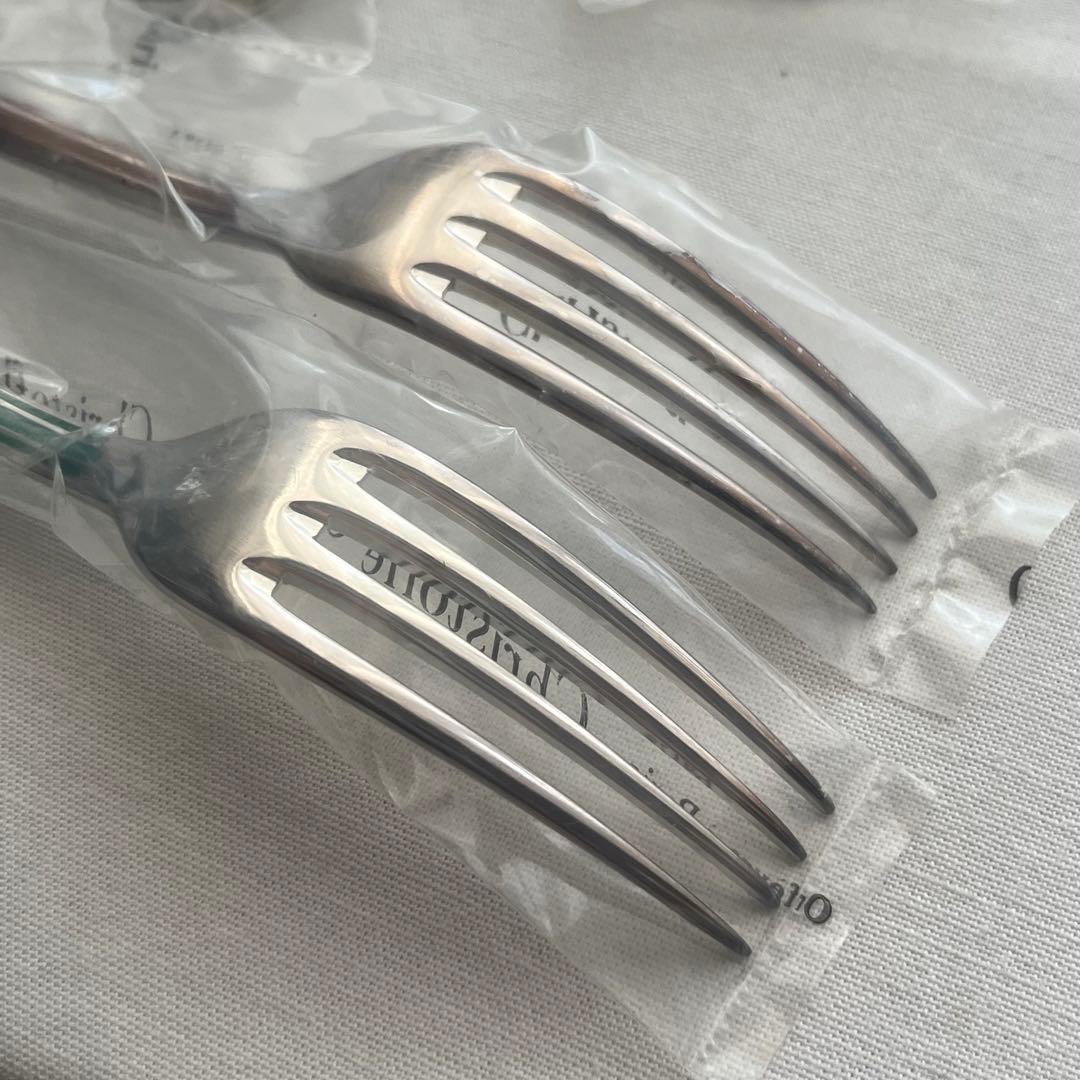 未使用品 クリストフル タリスマン 七宝 ディナーカトラリー スプーン