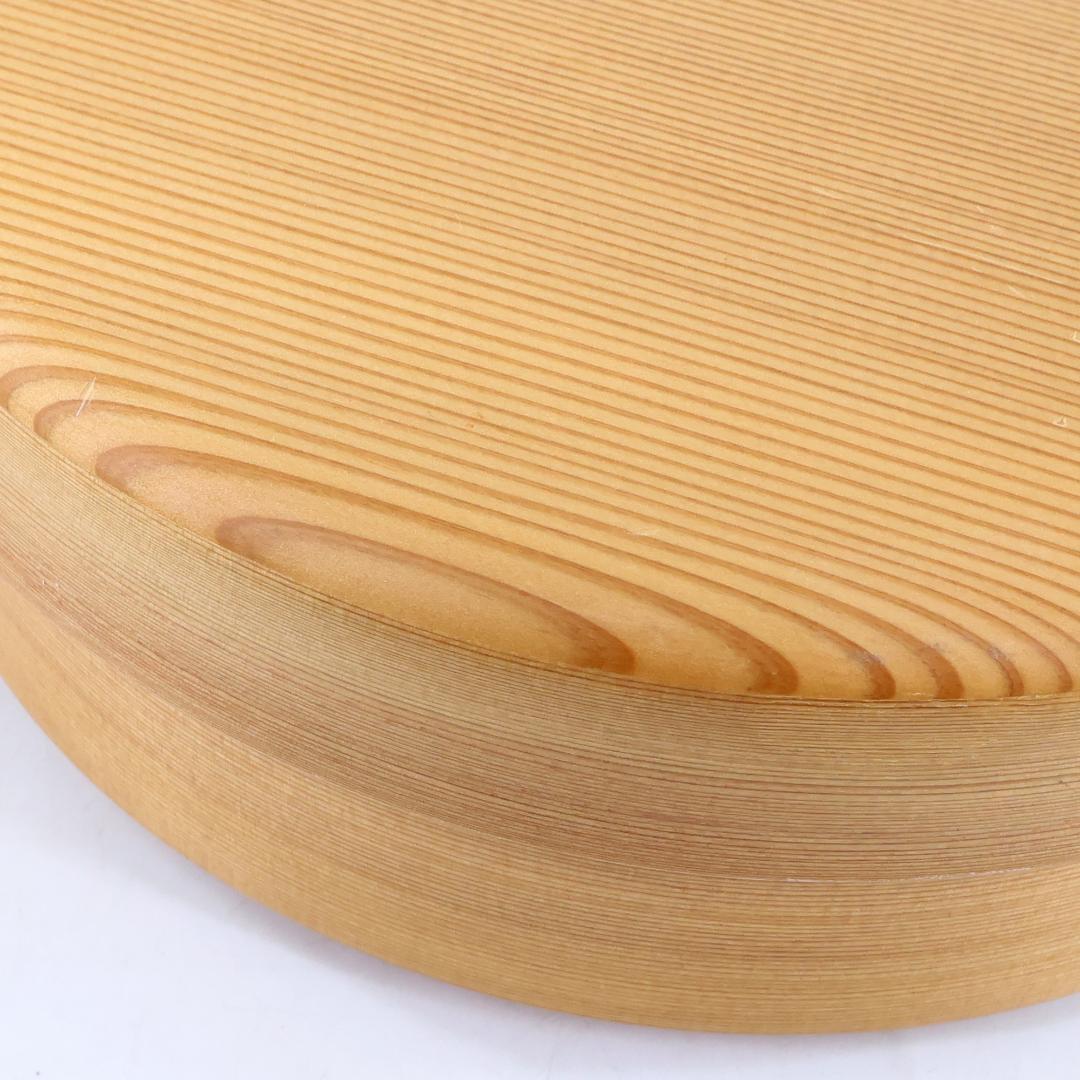 2961★柴田慶信商店　大館　曲げわっぱ うるし塗★菓子器★未使用★