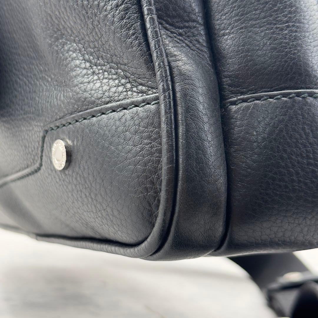 極美品✨ BVLGARI ブルガリ アーバン2way ビジネスバッグ 本革 黒