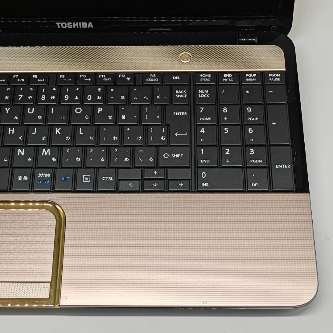【東芝】T552 高性能i7 SSD256GB 16GB ゴールド ノートPC