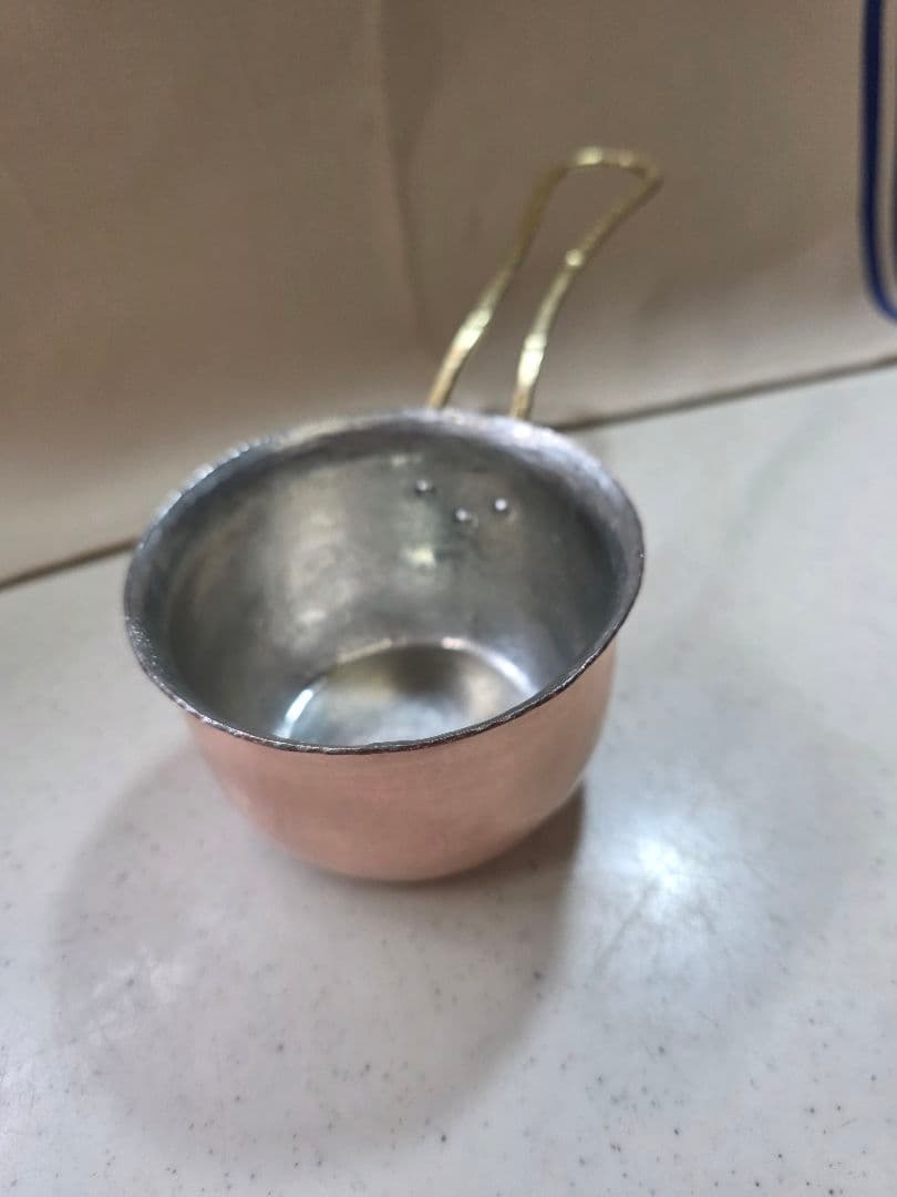 池田晴美　ケトル400ml　ミルクパンSet　銅