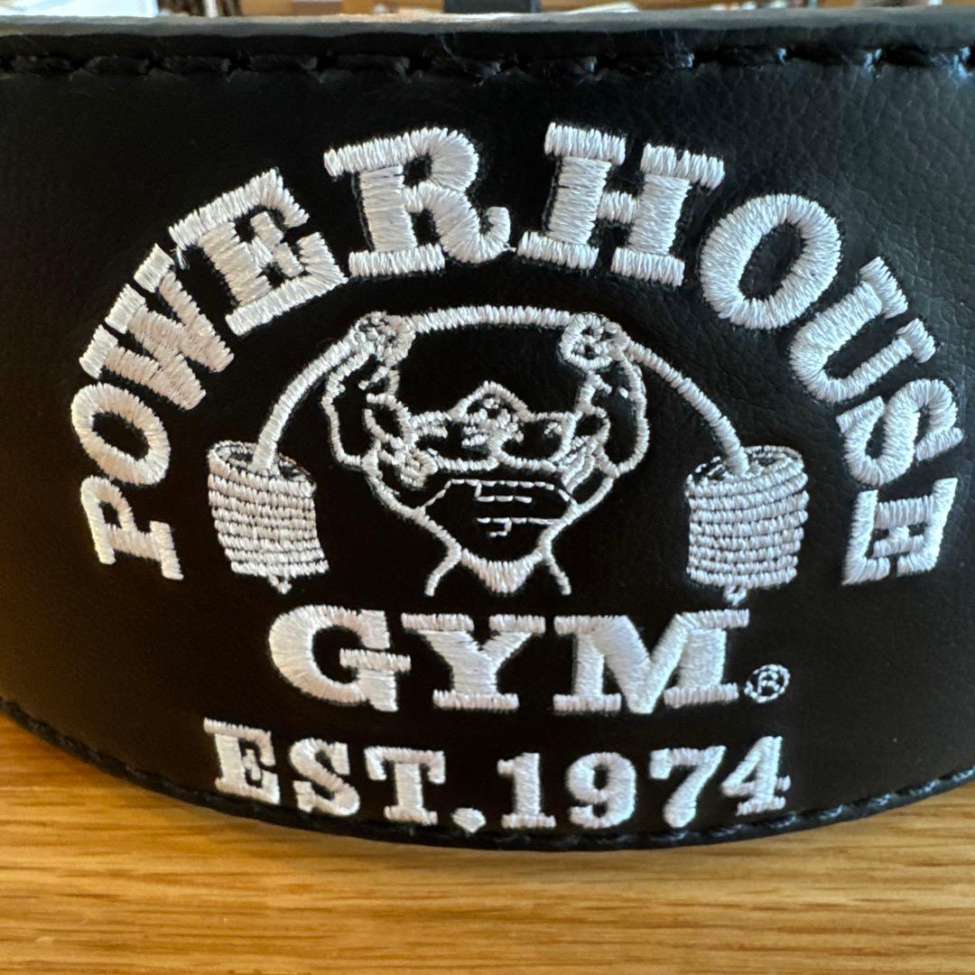 POWERHOUSE GYM パワーベルト 黒