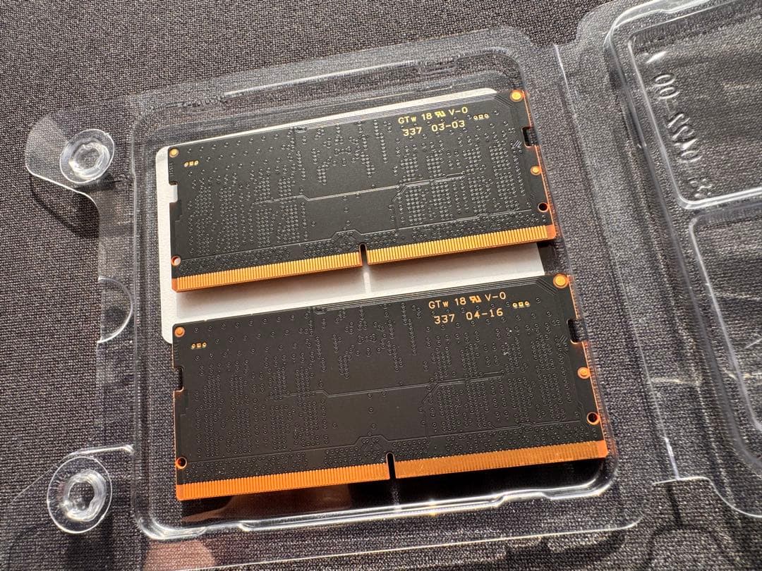 Crucial 16GB DDR5-5600 SODIMM 8Gx2枚セット