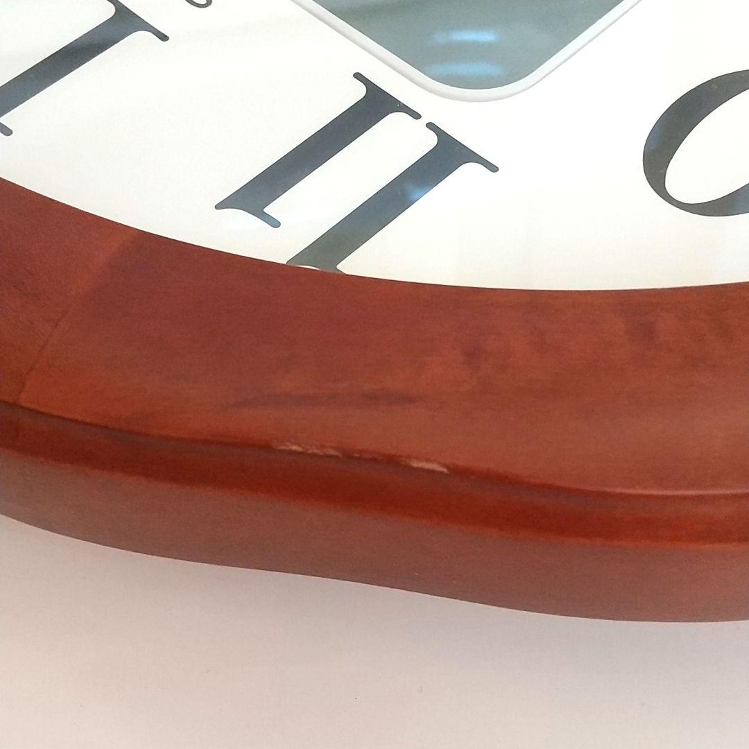 【アウトレット】SEIKO 電波時計 掛時計 木目 ブラウン 温度湿度カレンダー